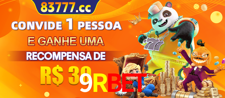 Banner institucional da 9RBET sobre parceria de marcas e criação de uma marca de excelência, apresentando os mascotes de jogos populares como o Fortune Tiger.