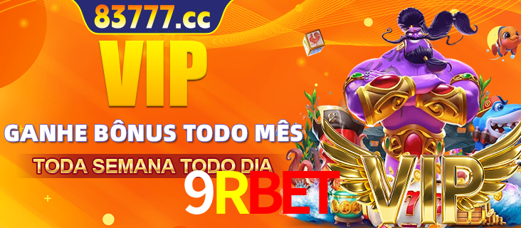 Banner promocional do 9RBET oferecendo 100% de recompensas adicionais contínuas para quem fizer o login diário (Daily sign-in), com um mascote de coelho.